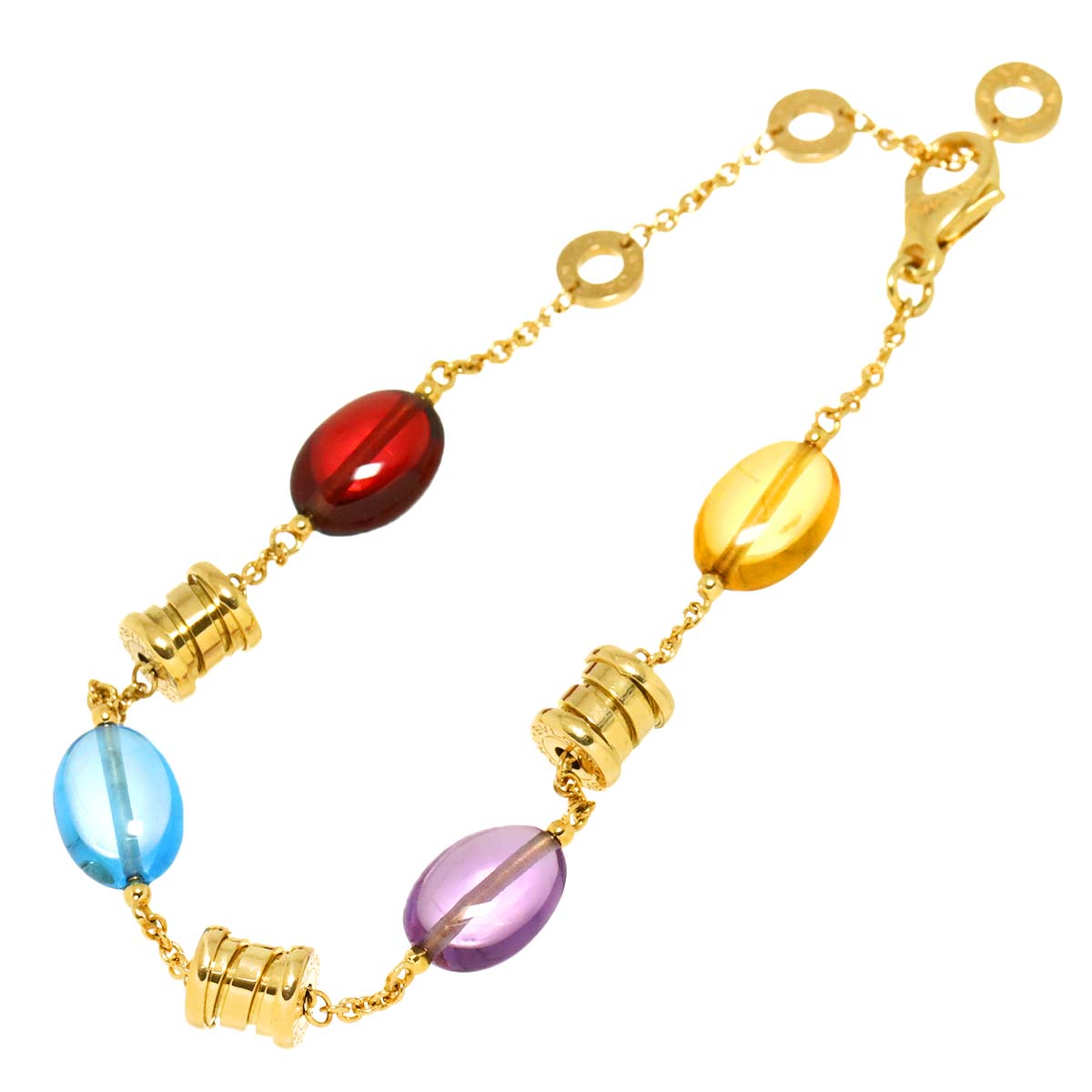 B-ZERO1 Multi Stone Bracelet 18K YG 750