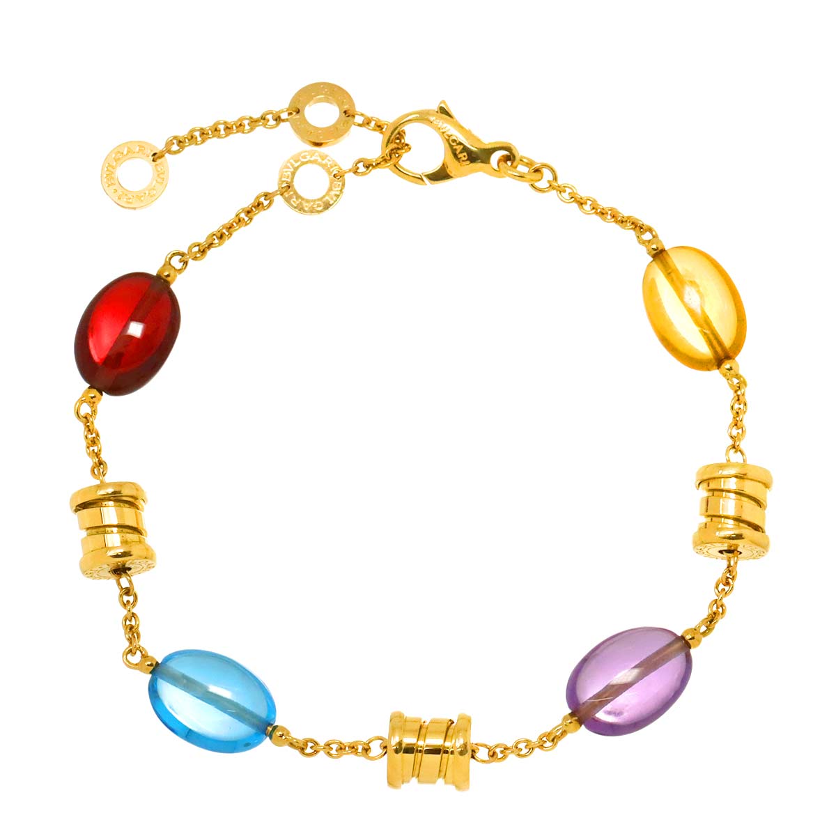 B-ZERO1 Multi Stone Bracelet 18K YG 750