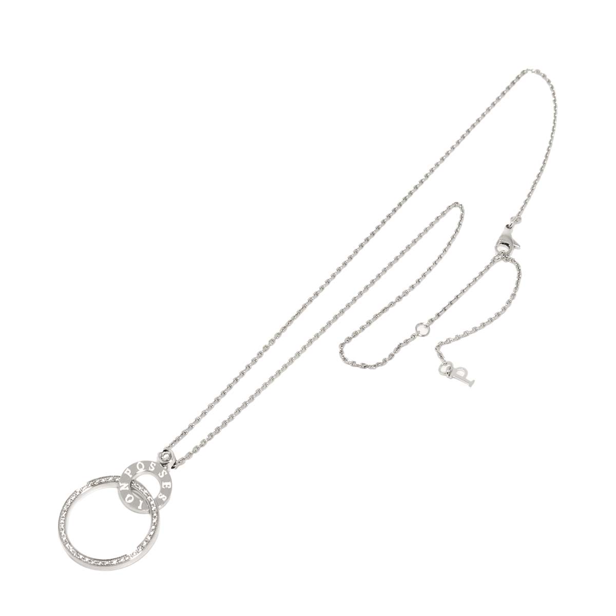 Possession Diamond Necklace 18K White Gold 750