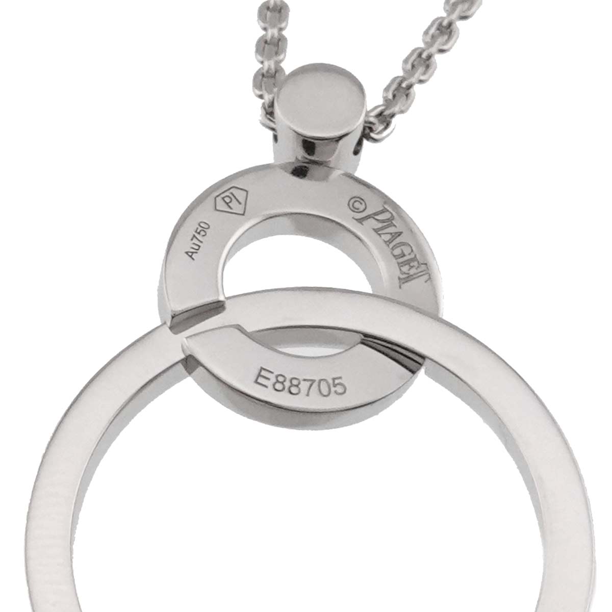 Possession Diamond Necklace 18K White Gold 750