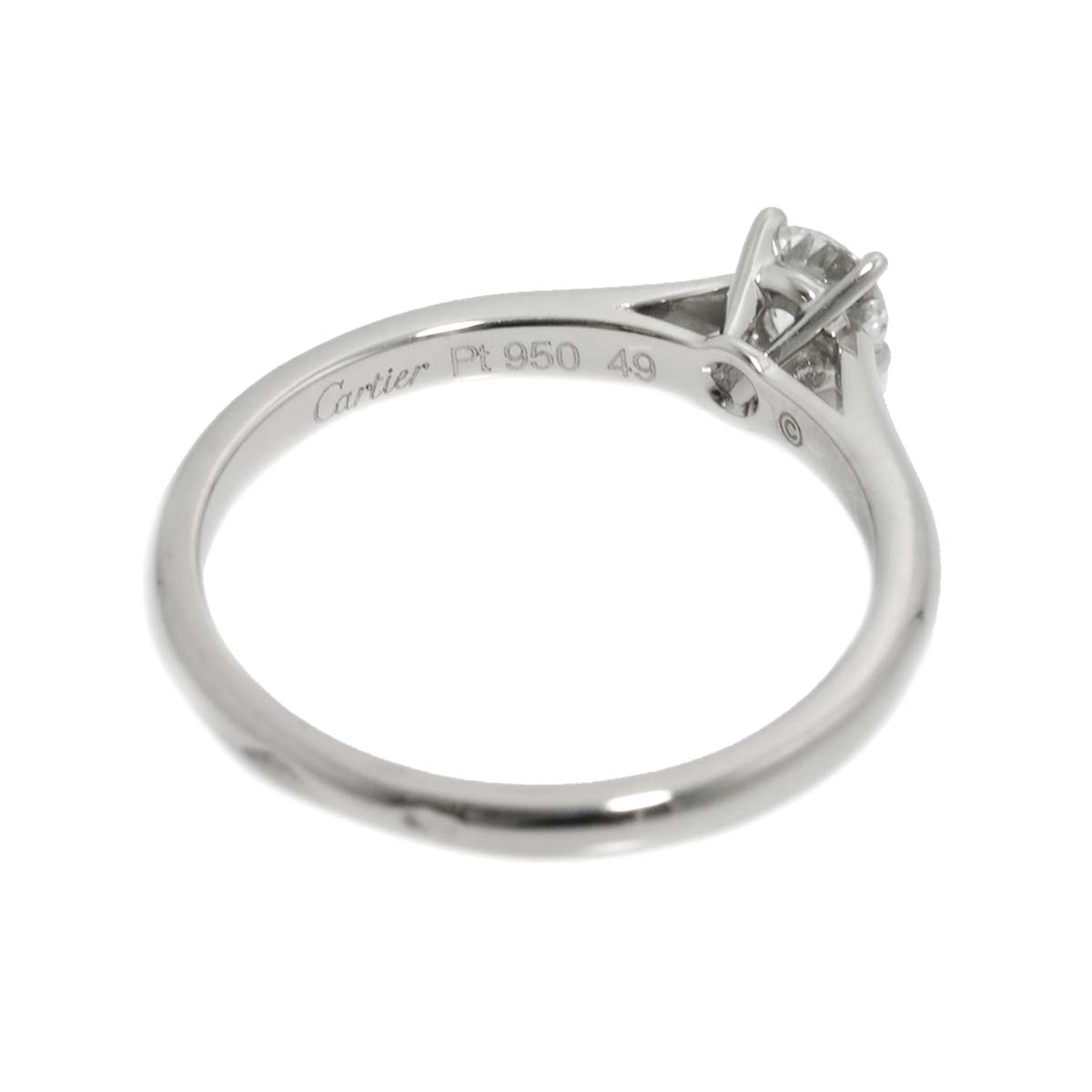 Diamond 0.21ct F/VS2 Ring Platinum size49 4.75-5(US)