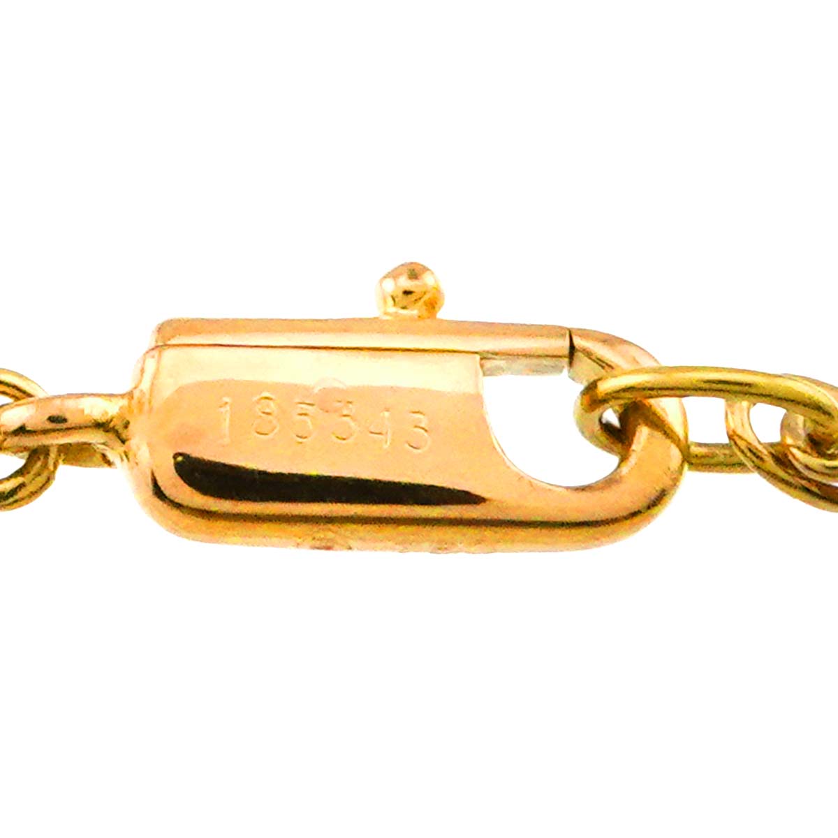 Freshwater cultured pearl necklace 18K YG 750