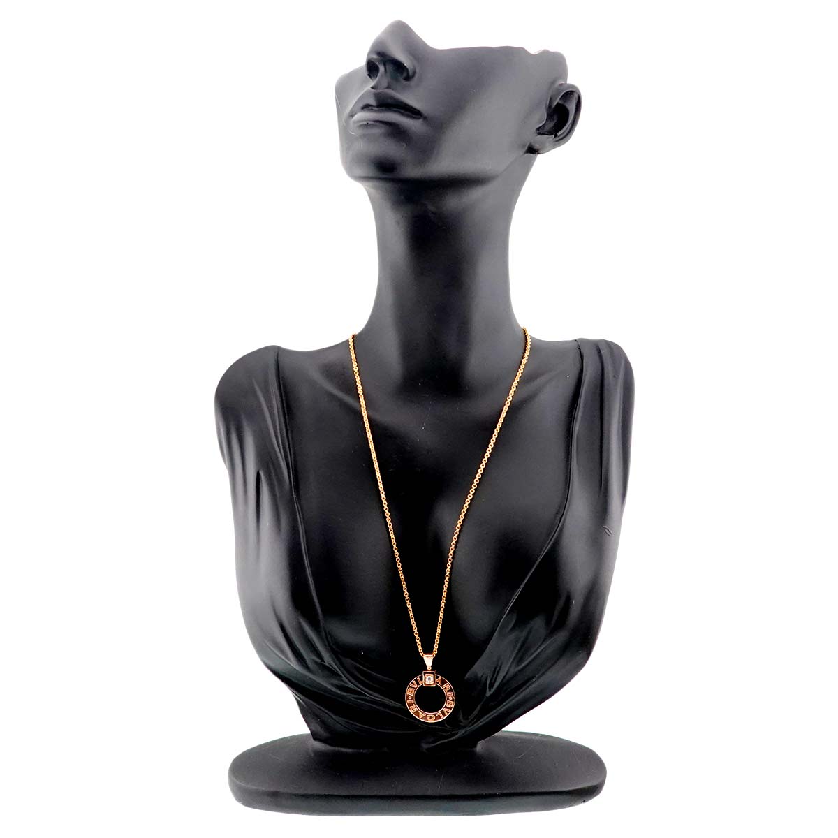 BVLGARI BVLGARI Diamond Necklace 18K Pink Gold 750