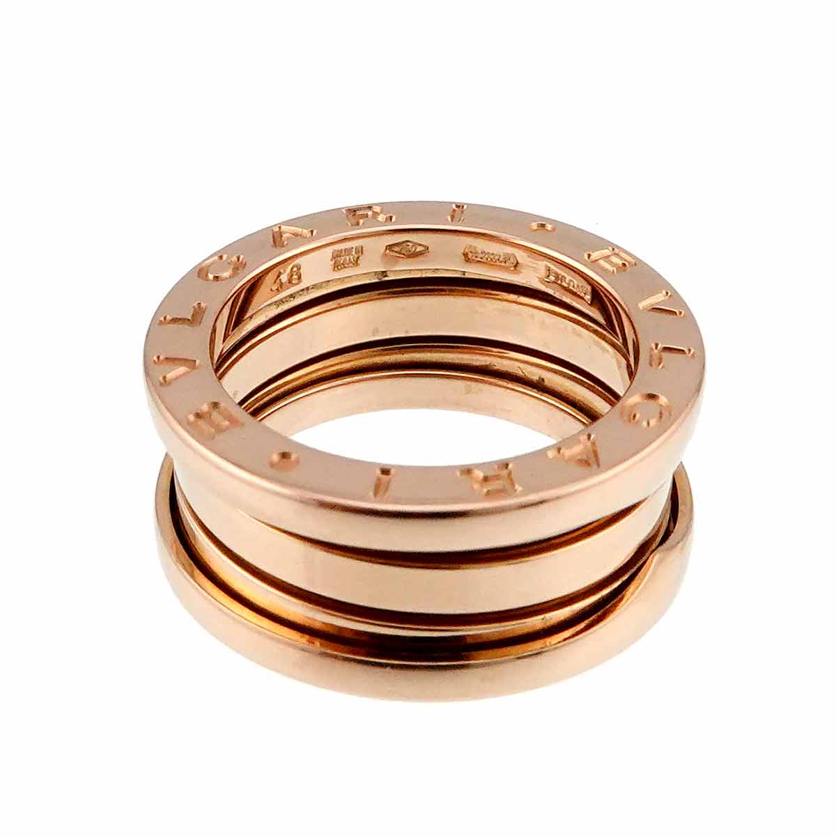 B-ZERO1 3Band Ring 18K Pink Gold 750 Size48 4(US)
