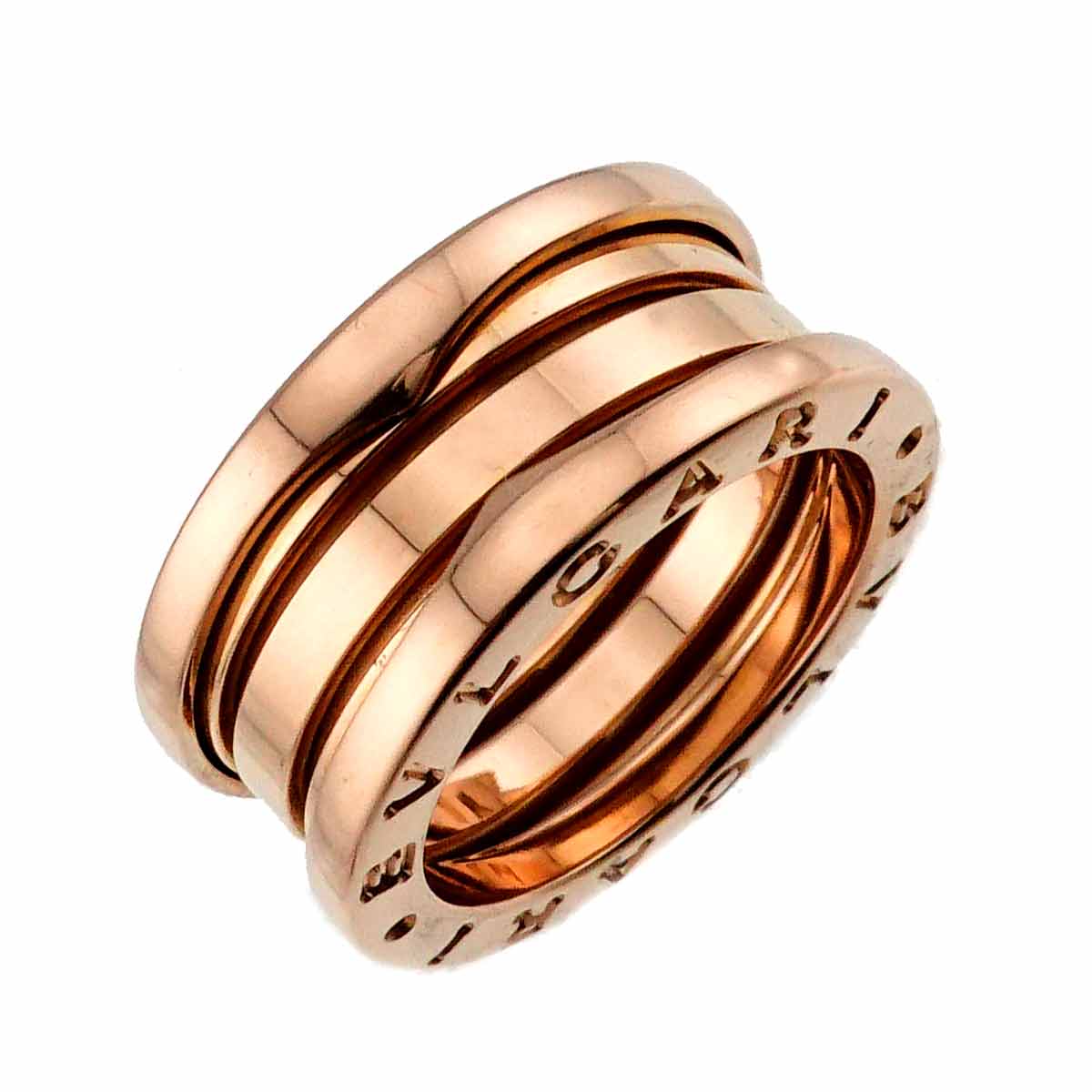 B-ZERO1 3Band Ring 18K Pink Gold 750 Size48 4(US)