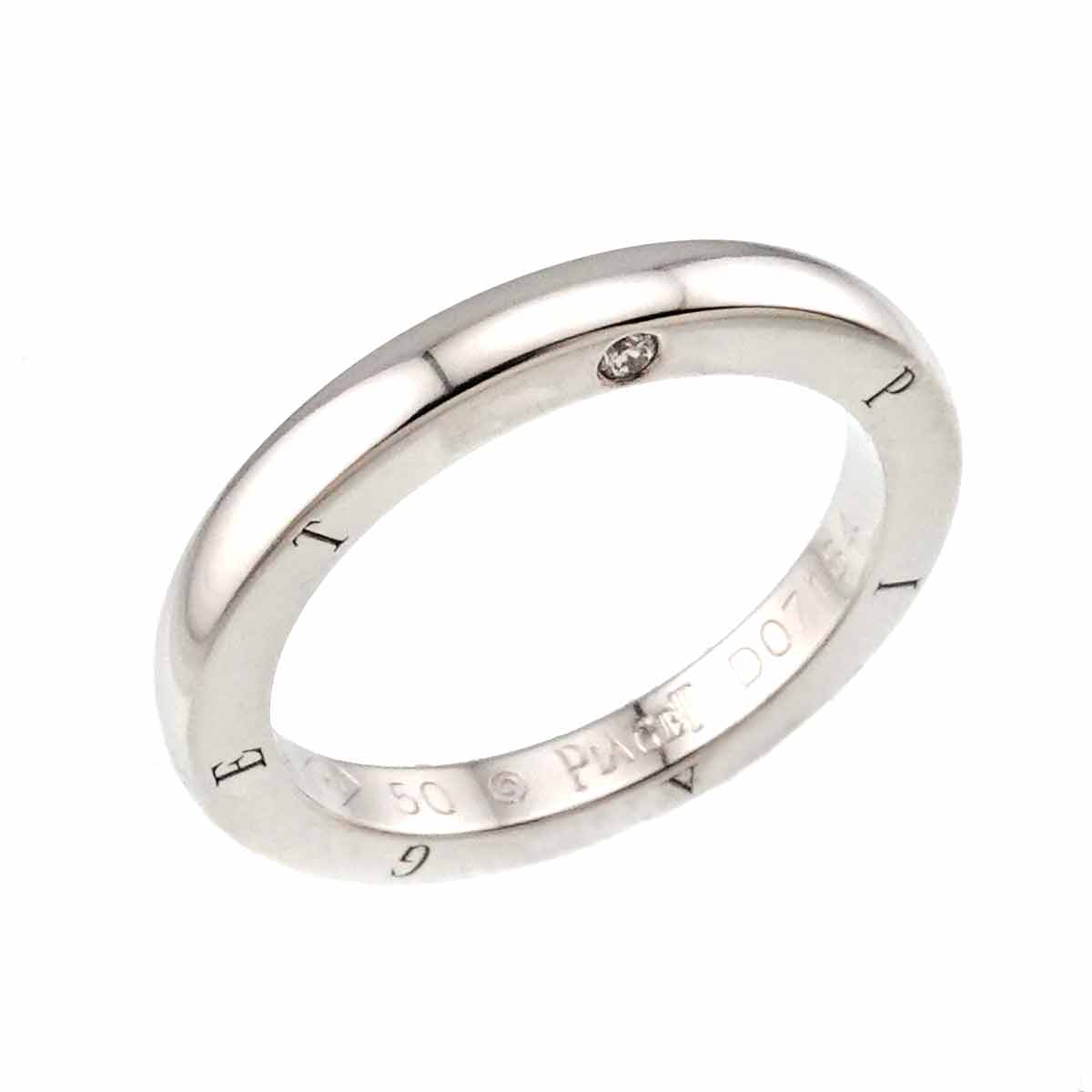 Diamond 1P Ring Pt size50 5.25(US)