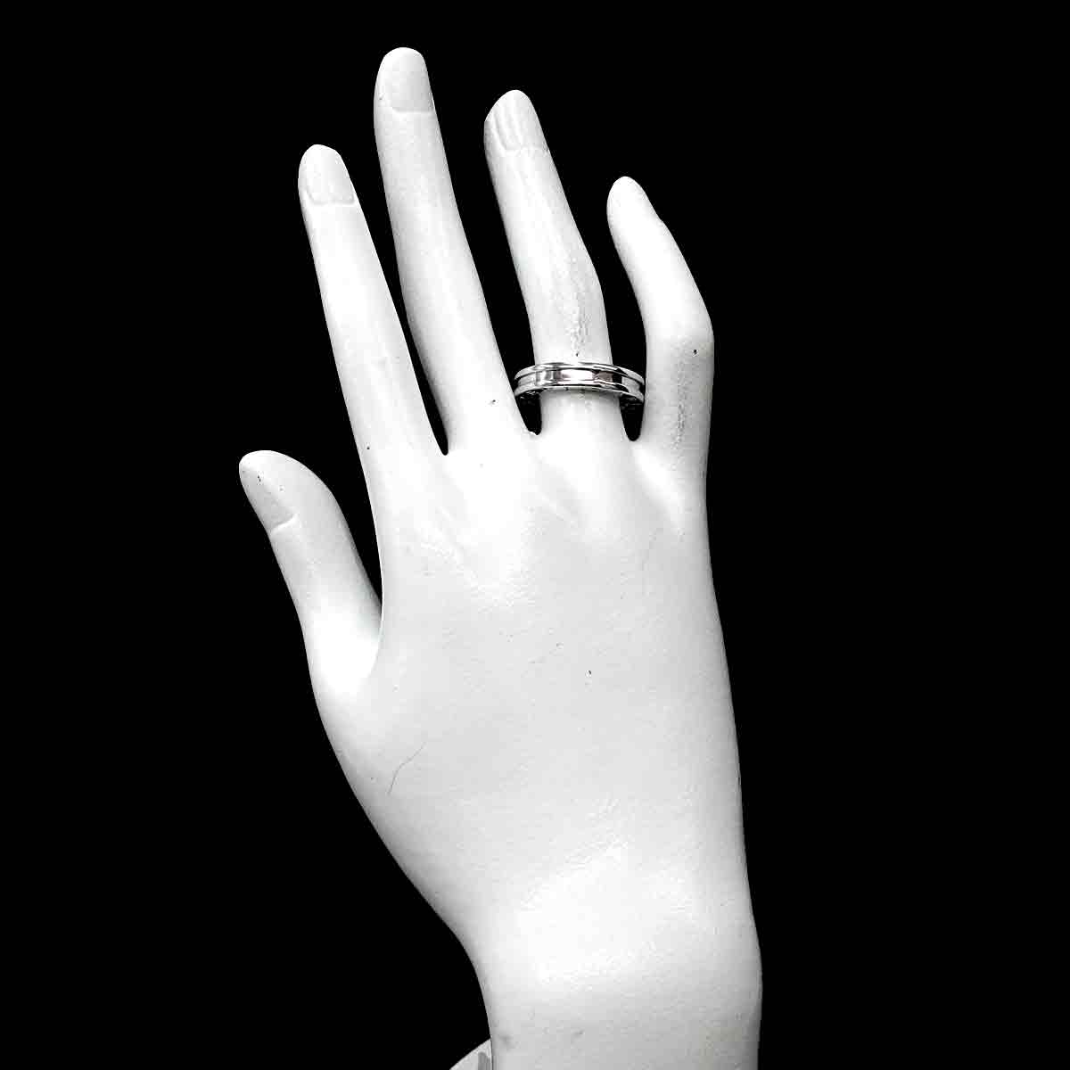 B-ZERO1 1Band Ring 18K White Gold 750 Size55 7.25(US)