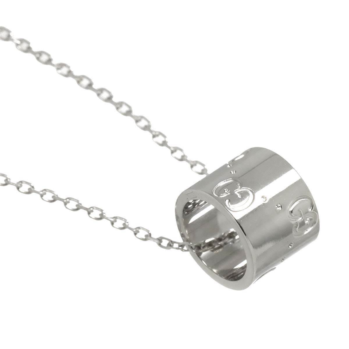 Icon Necklace 18K White Gold 750