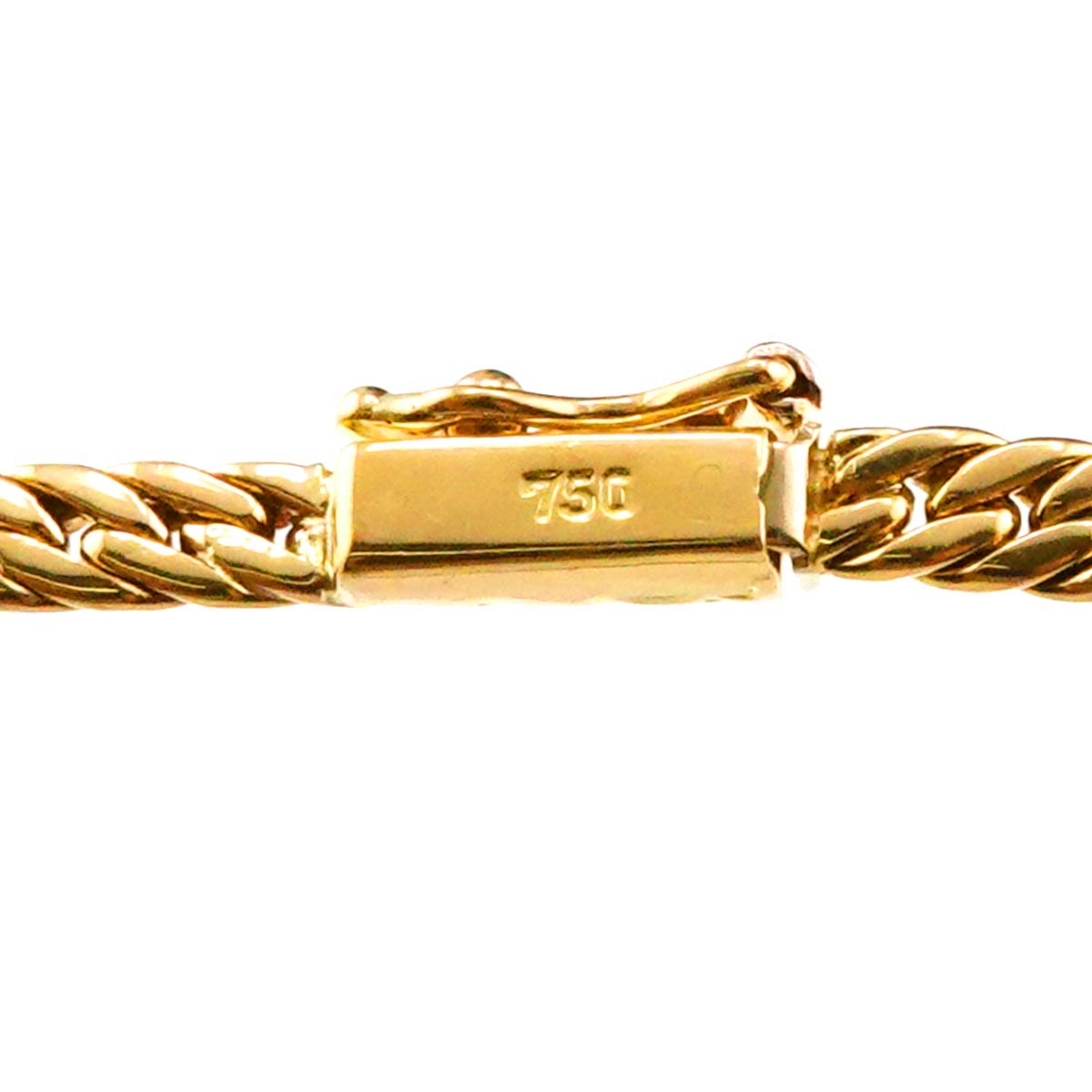 Sapphire 0.65ct Diamond 1.36ct Necklace 18K Yellow Gold 750