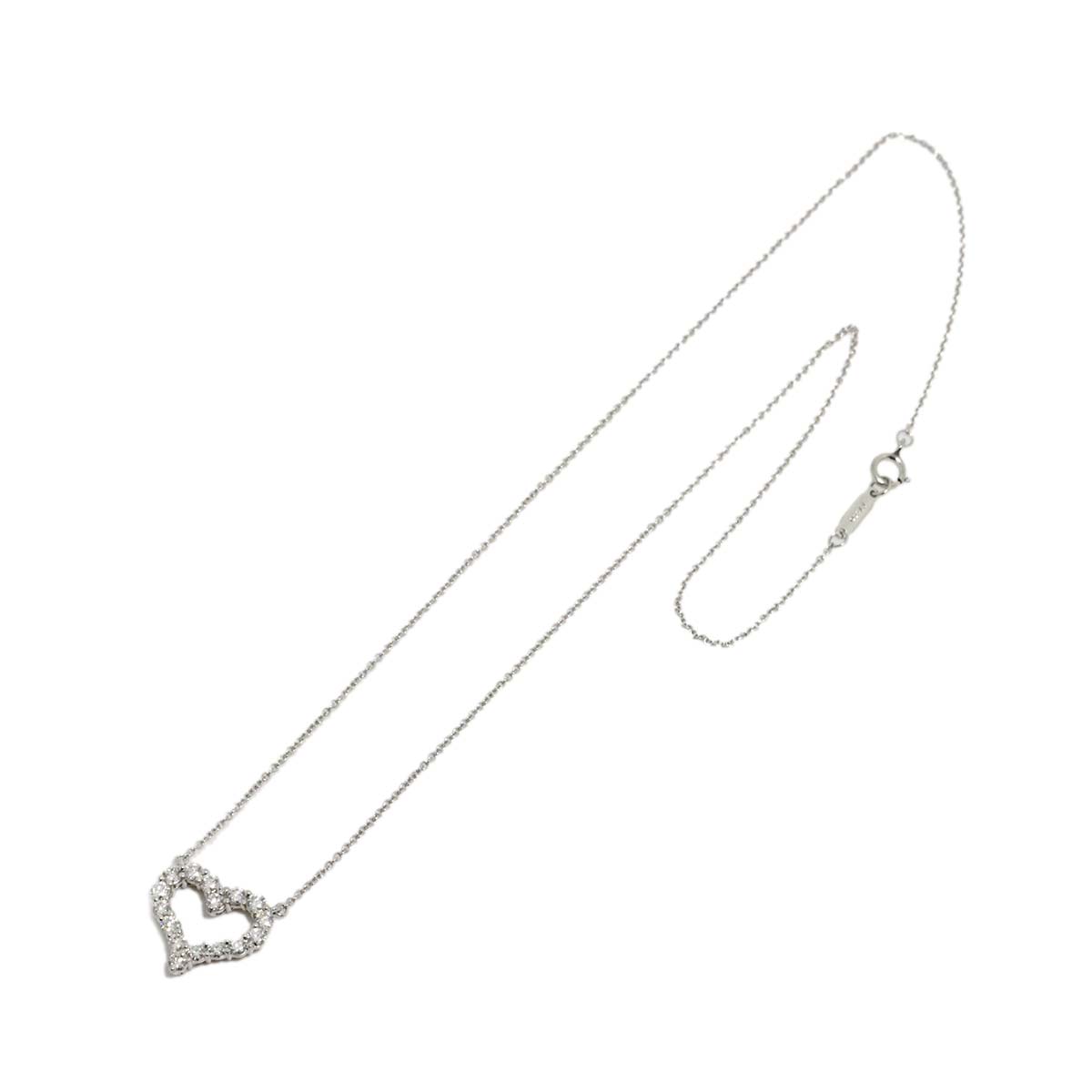 Sentimental Heart Diamond Necklace Platinum