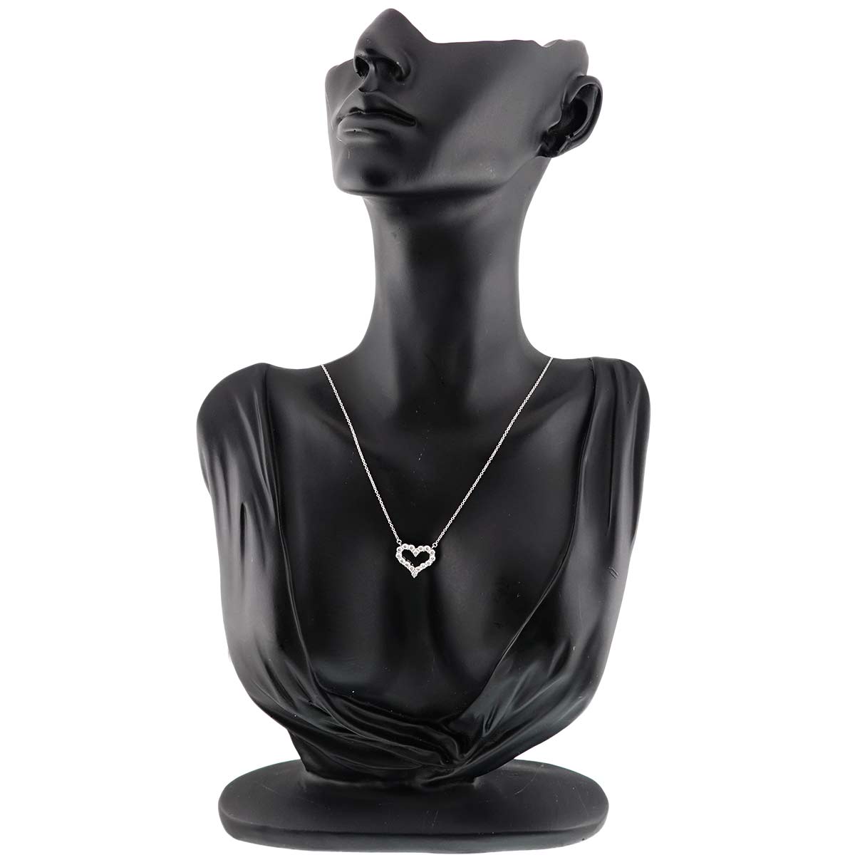 Sentimental Heart Diamond Necklace Platinum