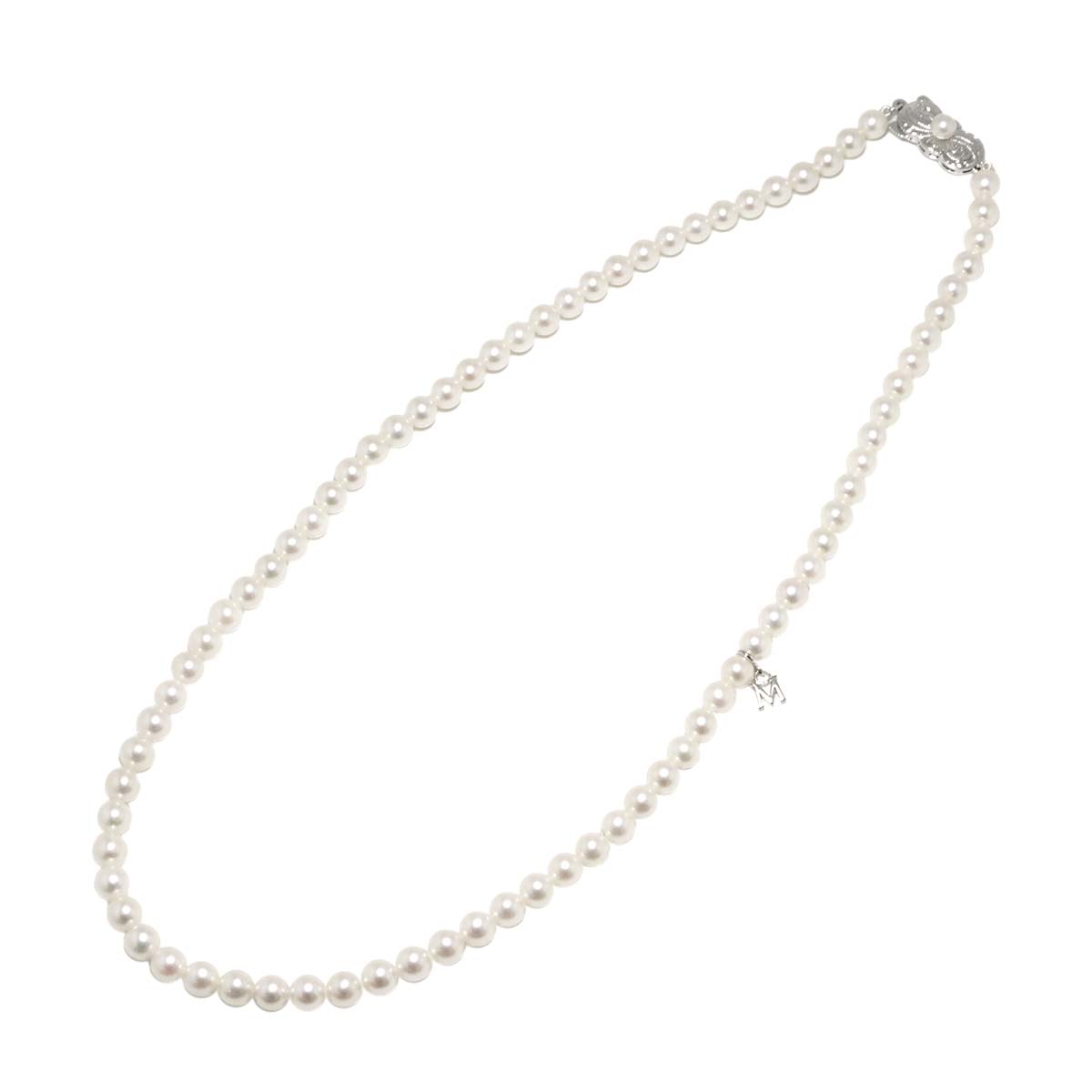 Akoya Pearl 5.4-5.0mm Necklace SV Silver