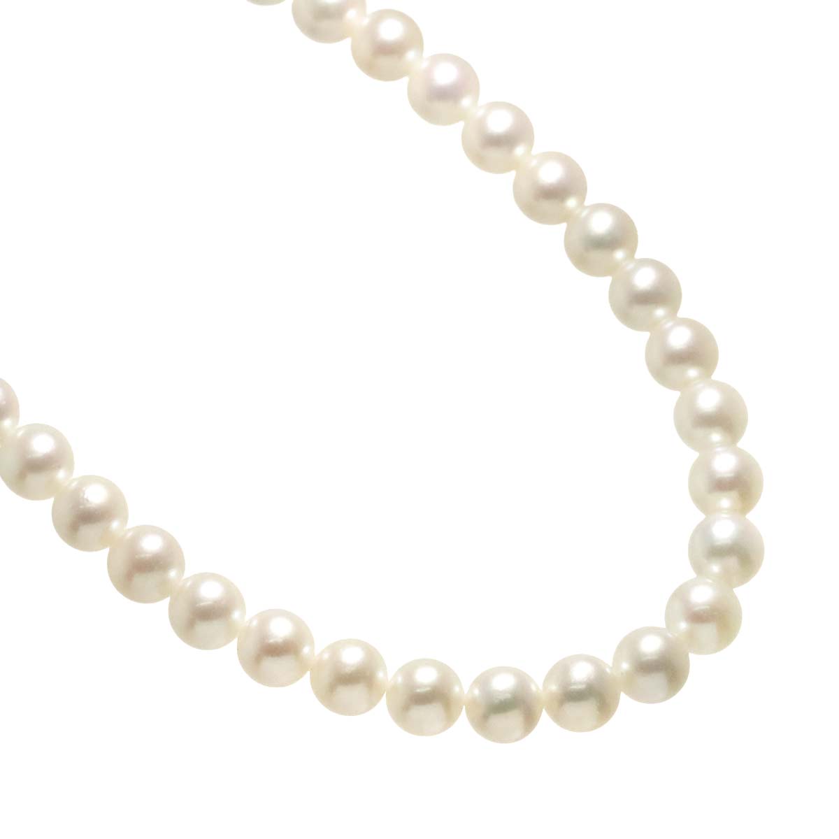 Akoya Pearl 5.4-5.0mm Necklace SV Silver