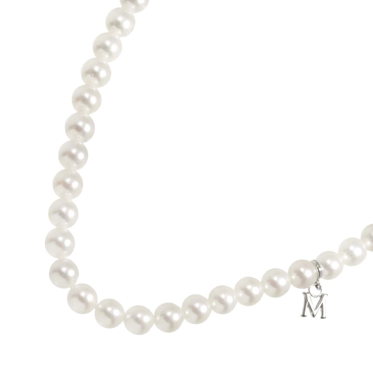 Akoya Pearl 5.4-5.0mm Necklace SV Silver