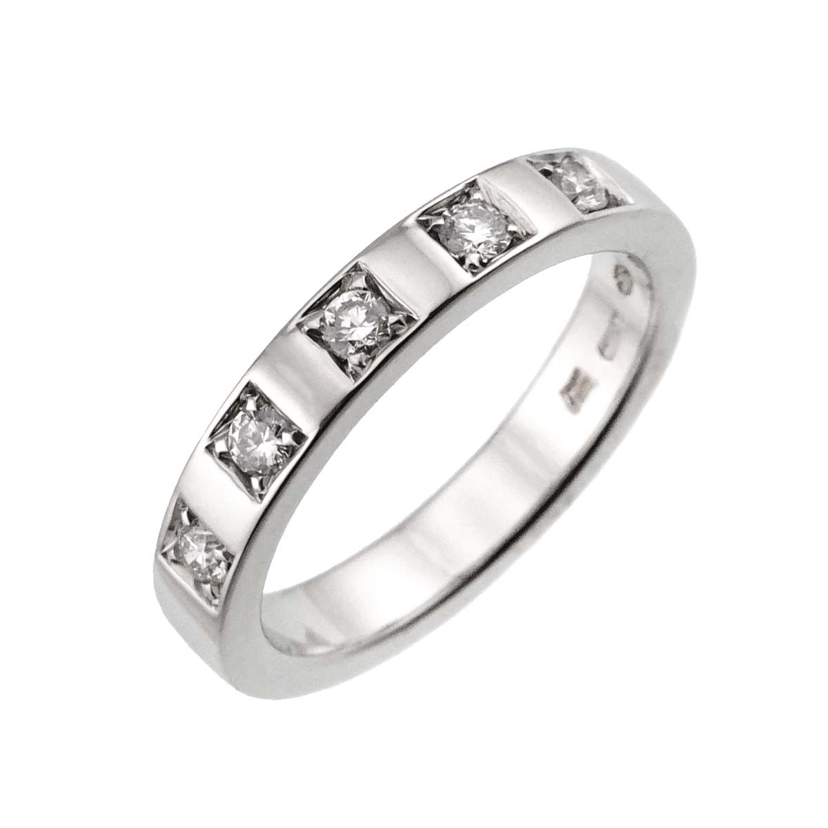 BVLGARI Marry Me Diamond 5P Ring Platinum Size4.5(US)