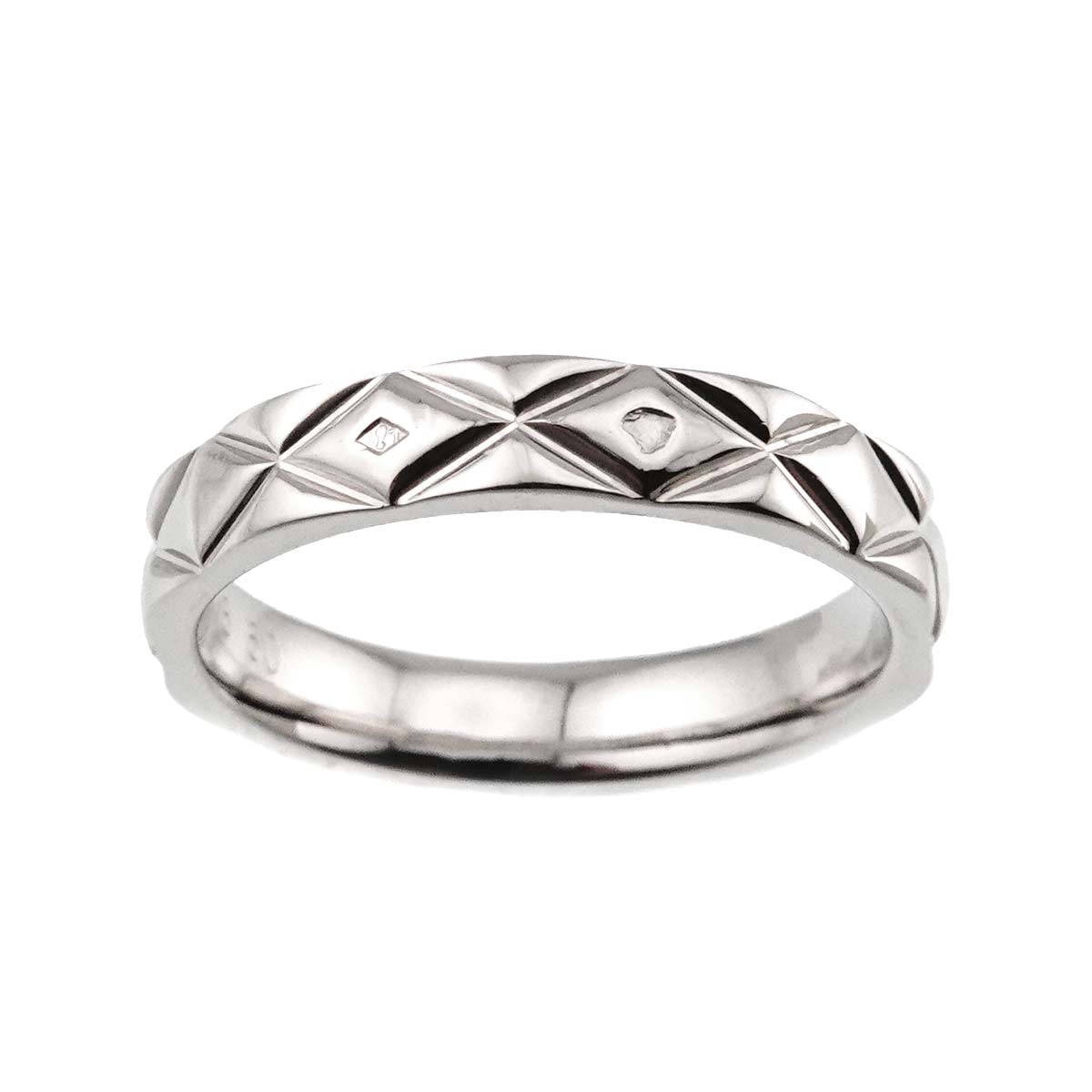 Matelasse Ring Pt Platinum size50 5-5.25(US)