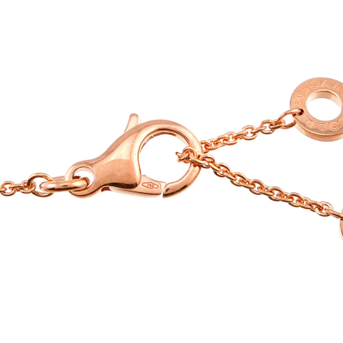 BVLGARI BVLGARI Diamond Necklace 18K Pink Gold 750