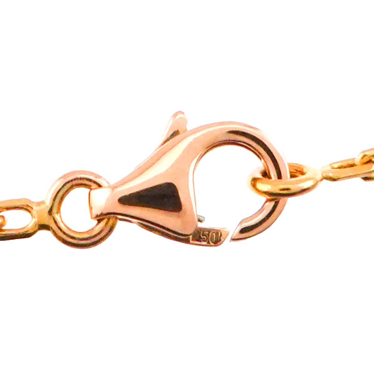 Round Trinity Necklace 18K YG WG PG 750