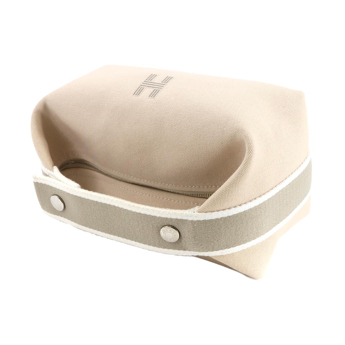 Bride a Brac PM Hand Bag Toile H Natural Pouch Purse