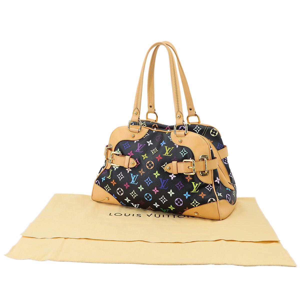 Monogram multicolor Claudia Hand Bag Noir M40194