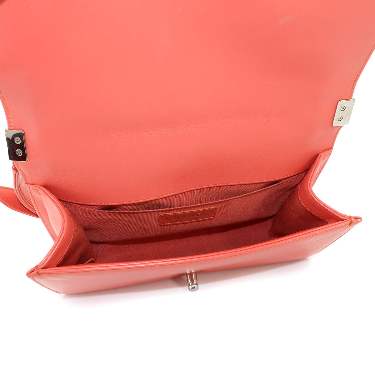 BOY CHANEL Chain Shoulder Bag Tweed Leather Multicolor A67086