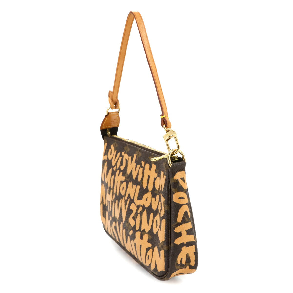 Monogram Graffiti Pochette Accessoires Pouch Peach M92193