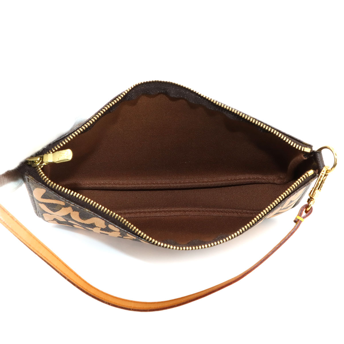 Monogram Graffiti Pochette Accessoires Pouch Peach M92193