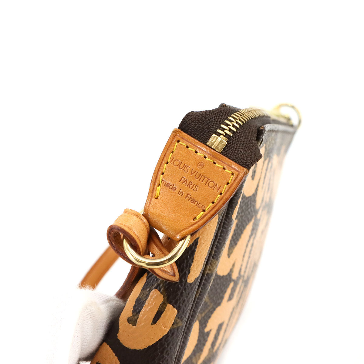 Monogram Graffiti Pochette Accessoires Pouch Peach M92193