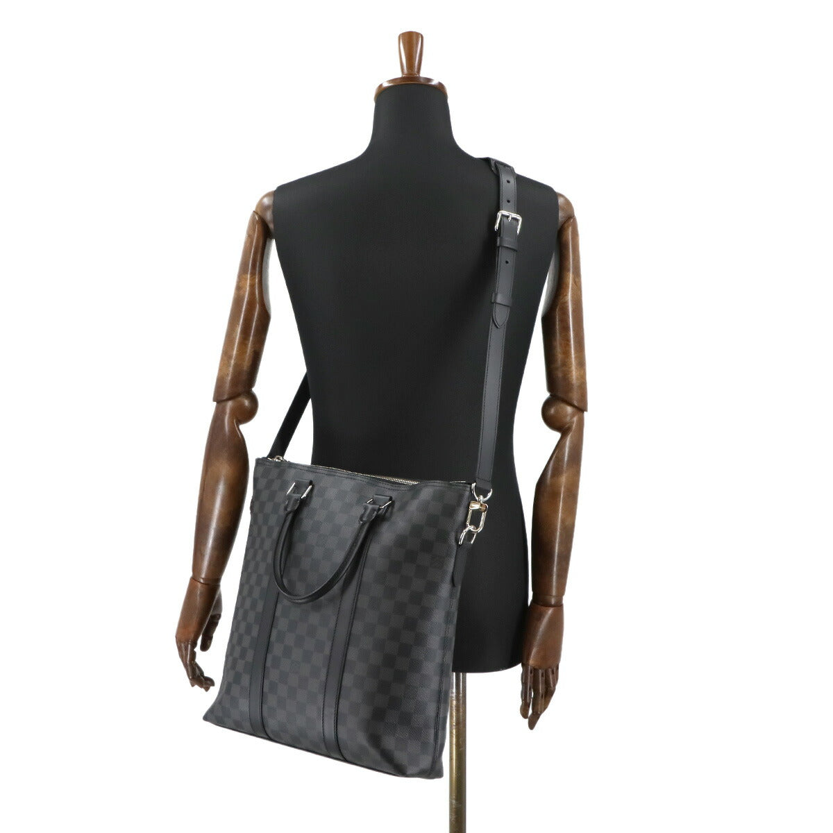 Damier Graphite Anton Tote 2way Shoulder Bag N40000 Purse