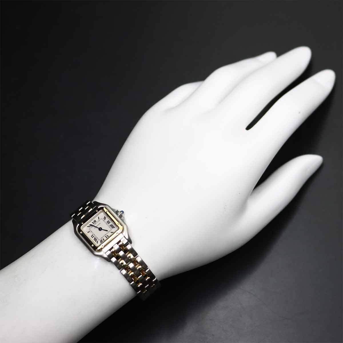 Panthere Two Row SM W25029B6 Quartz Cream Dial YG