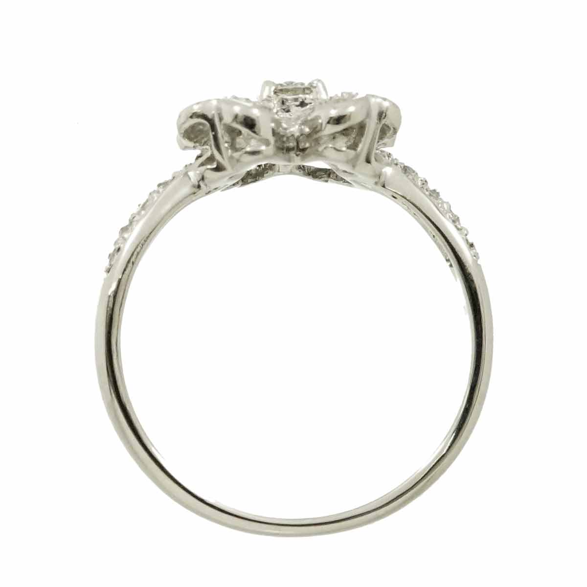 Diamond 0.32ct Ring Pt Platinum size6(US)