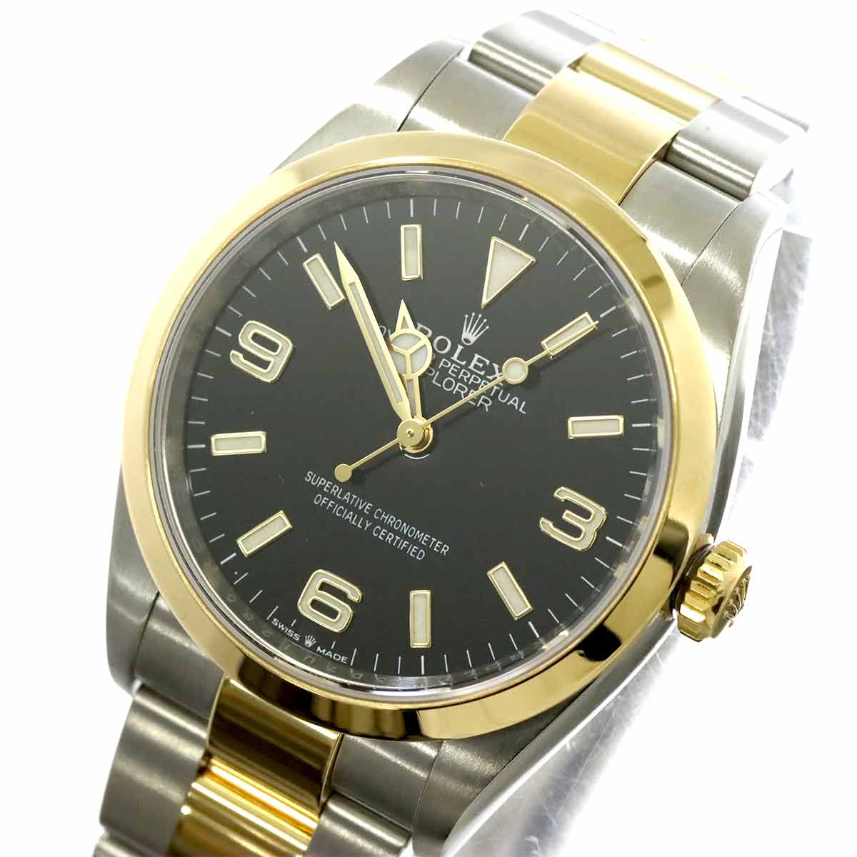 Explorer 1 124273 Serial Random Automatic Black Dial K18YG