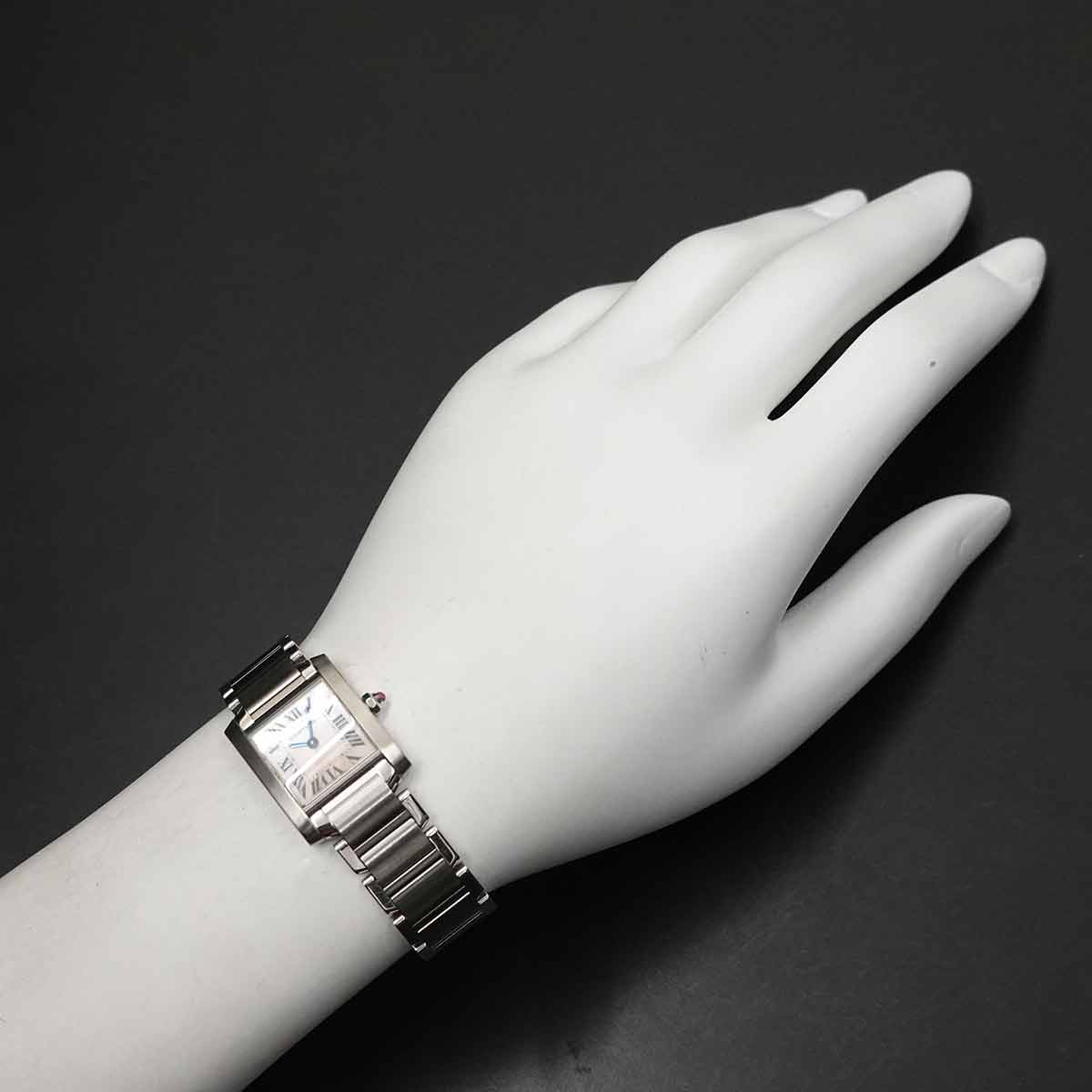 Tank Francaise SM W51028Q3 Quartz Pink Shell Dial Ladies