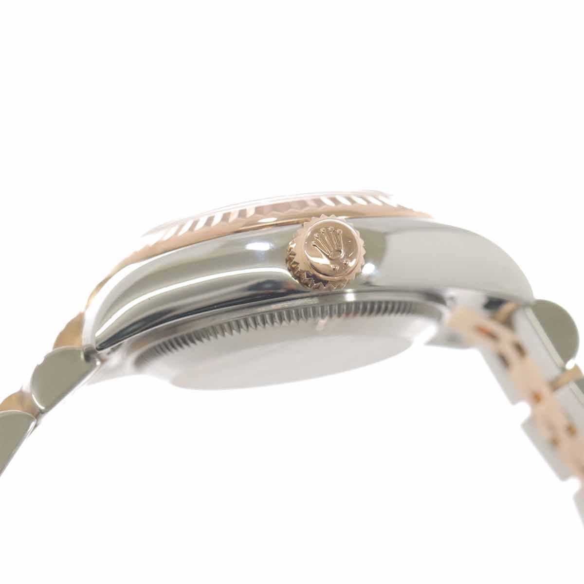 Datejust 179171 Two Tones 750 PG Automatic chocolate Dial Ladies