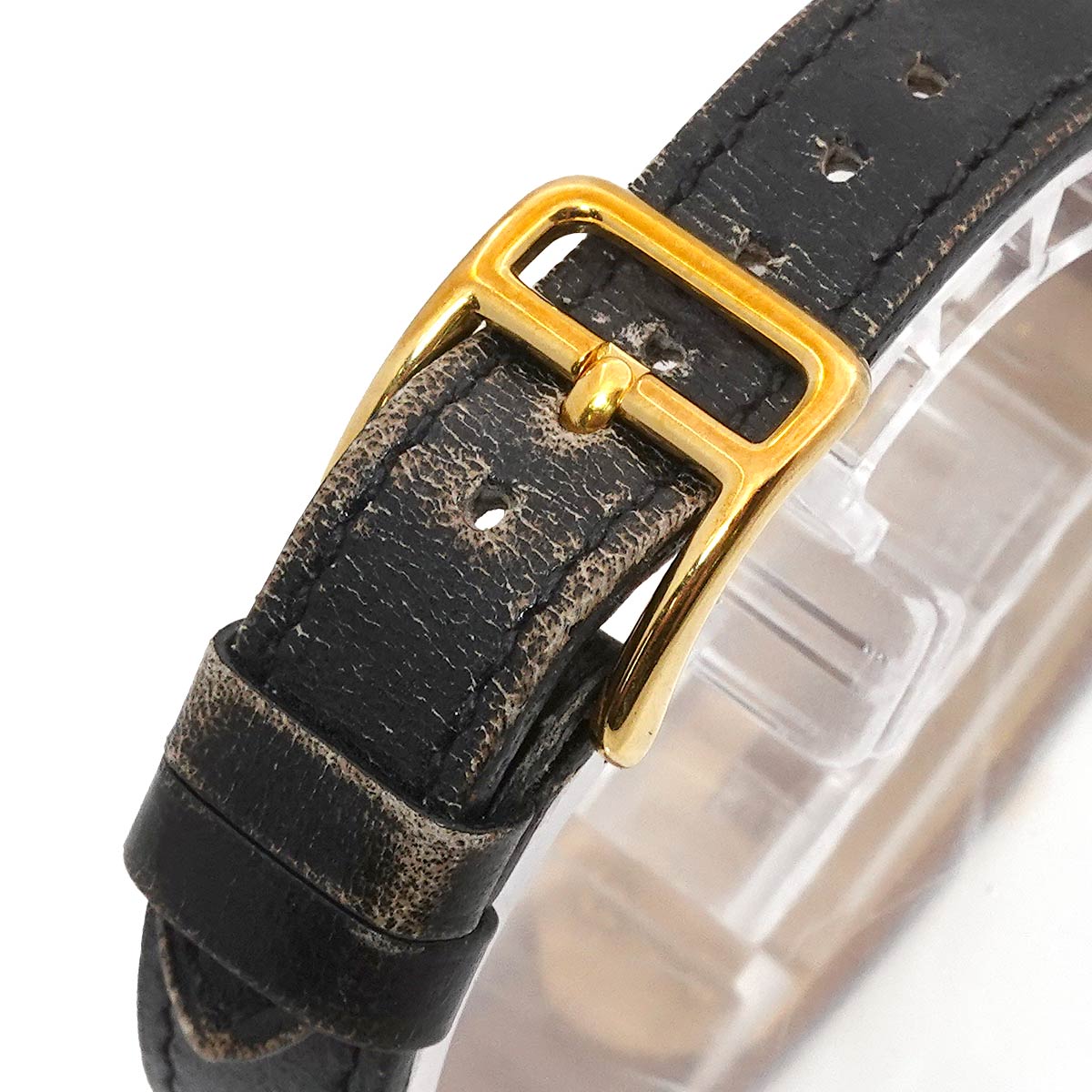 KELLY Watch Quartz Black Dial Leather Ladies Watch