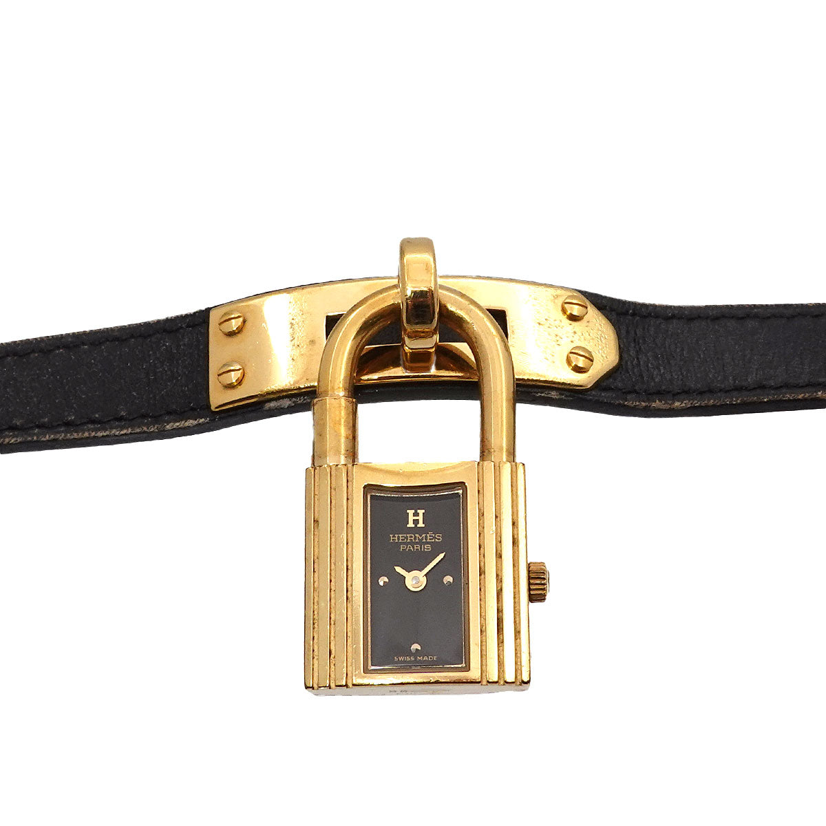 KELLY Watch Quartz Black Dial Leather Ladies Watch