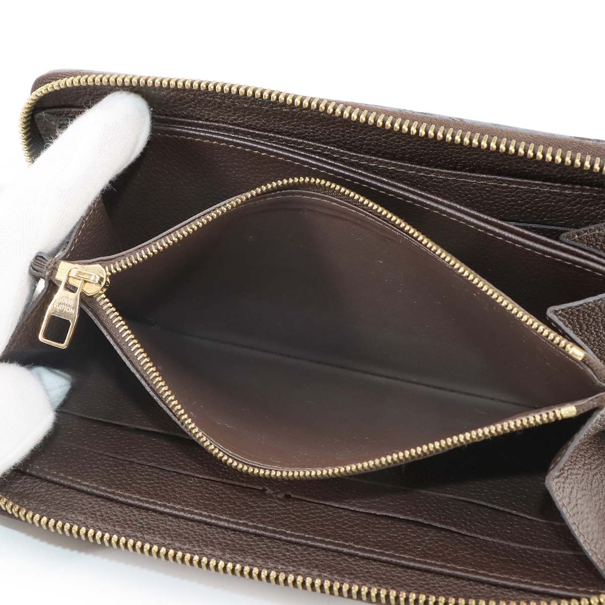 Monogram Empreinte Zippy Wallet Leather Brown M60548