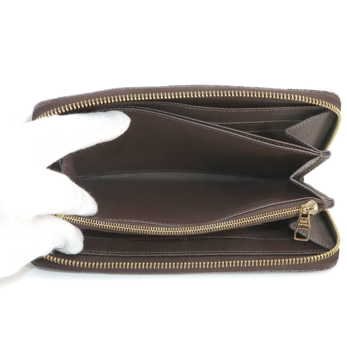 Monogram Empreinte Zippy Wallet Leather Brown M60548