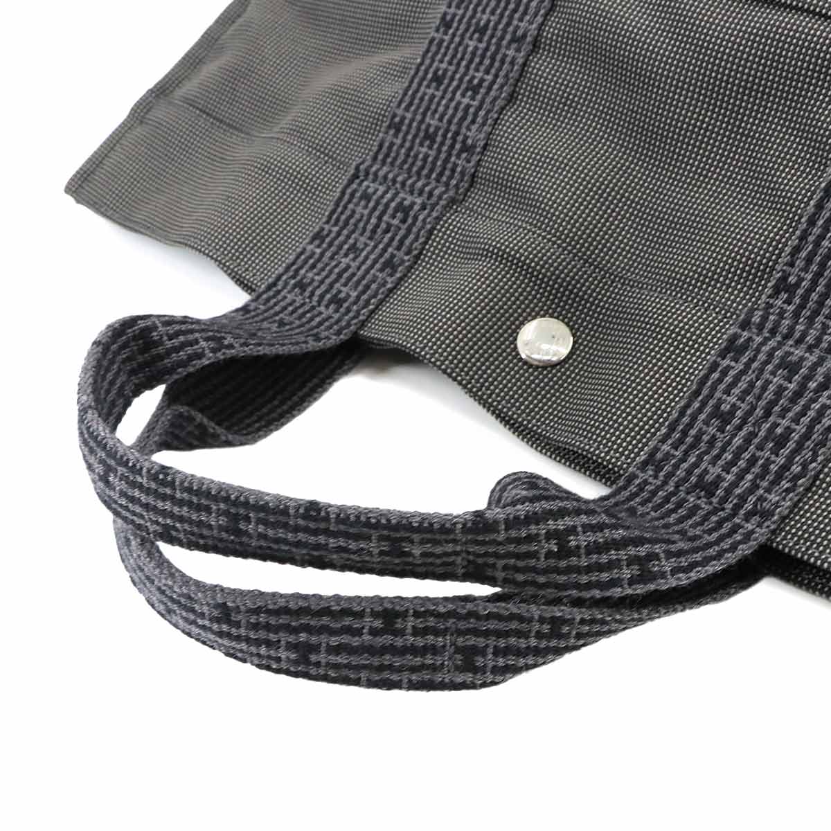 Herline Tote MM Bag Canvas Gray Unisex Purse