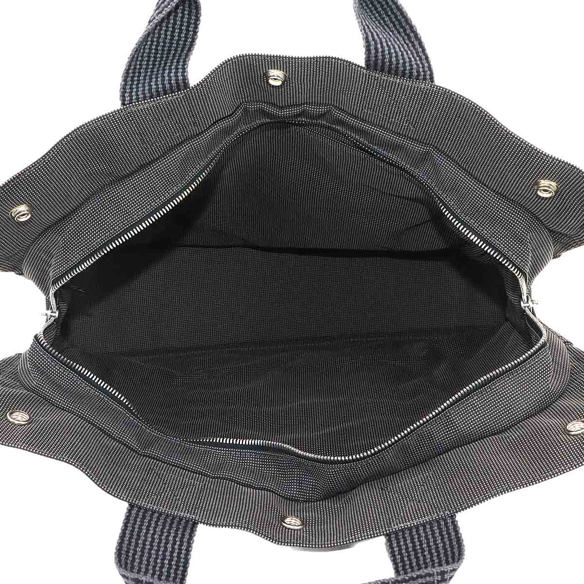 Herline Tote MM Bag Canvas Gray Unisex Purse