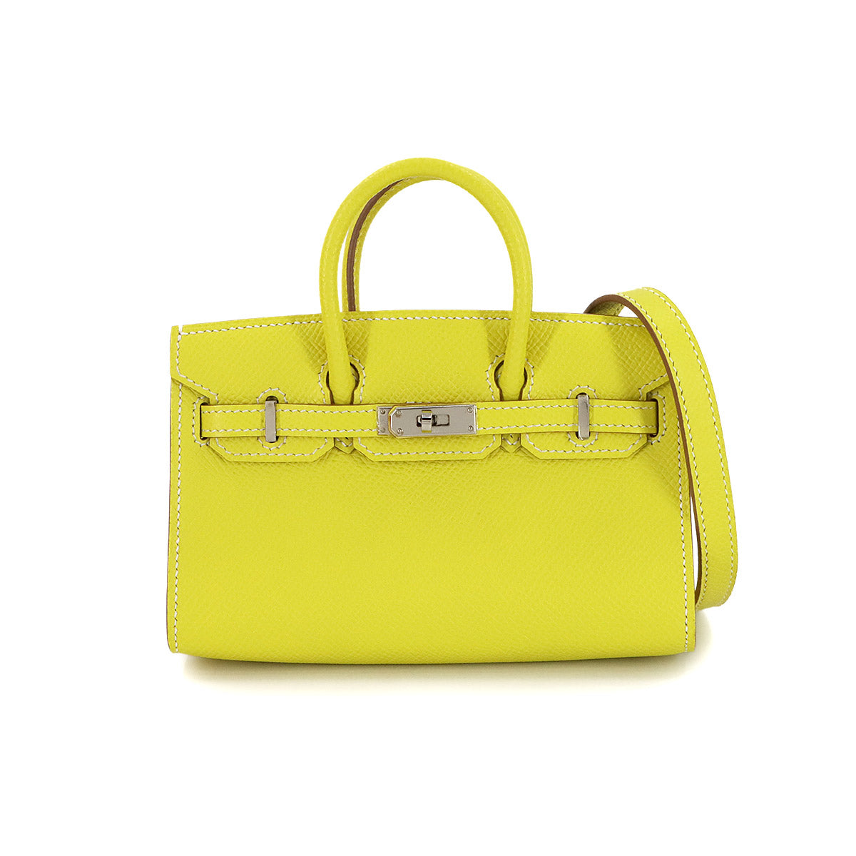 Tiny Birkin Shoulder Bag Epsom Lime