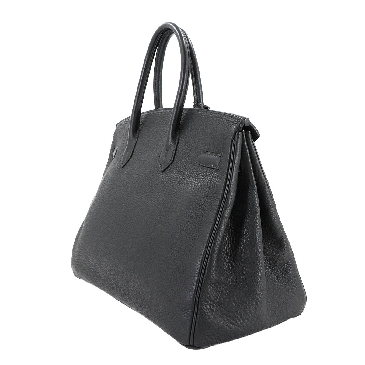Birkin 35 Togo Black Hand Bag Purse