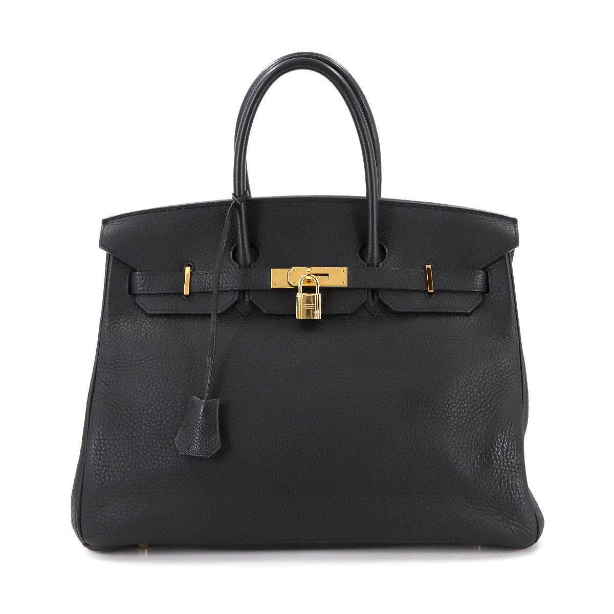 Birkin 35 Togo Black Hand Bag Purse