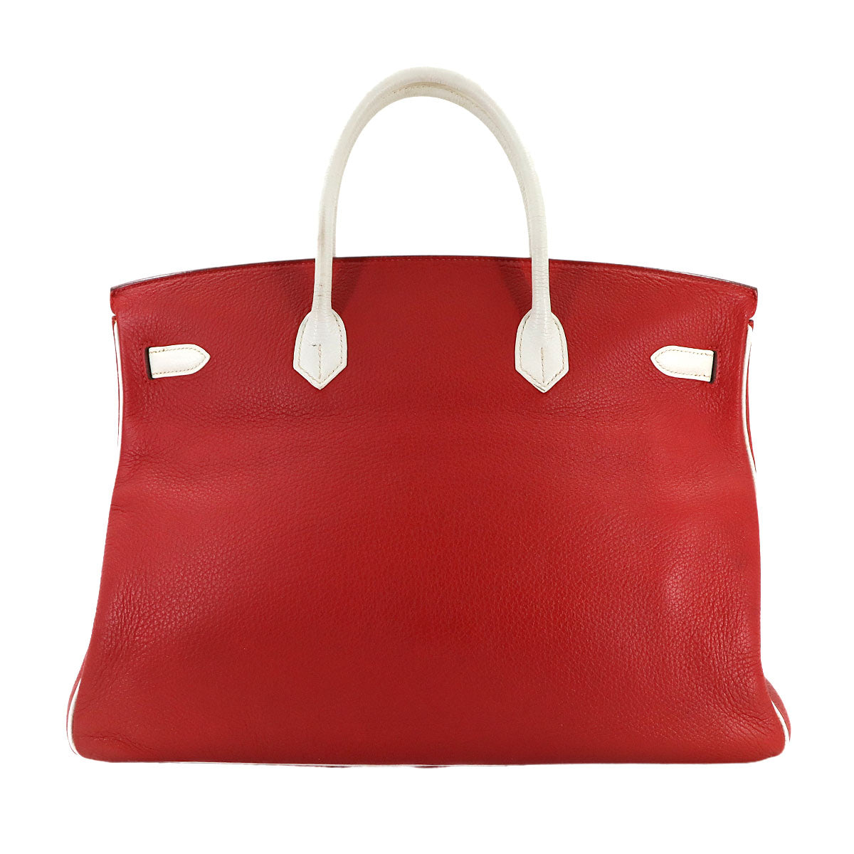 Birkin 40 SPO Personal Togo Rouge Garance White Hand Bag