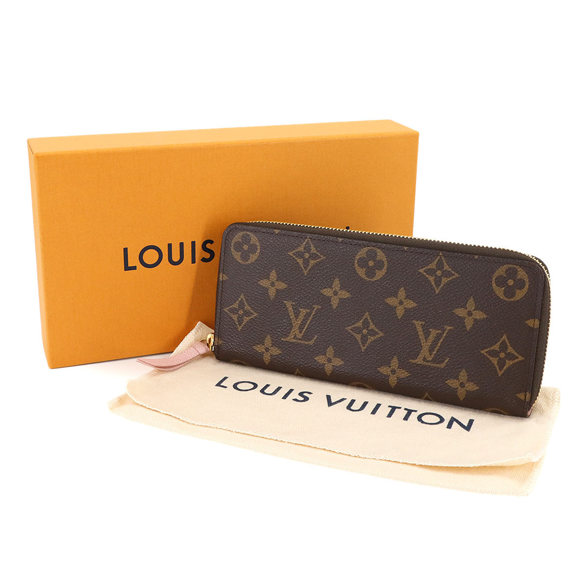 Monogram Clemence Wallet Rose Ballerine M61298 Purse