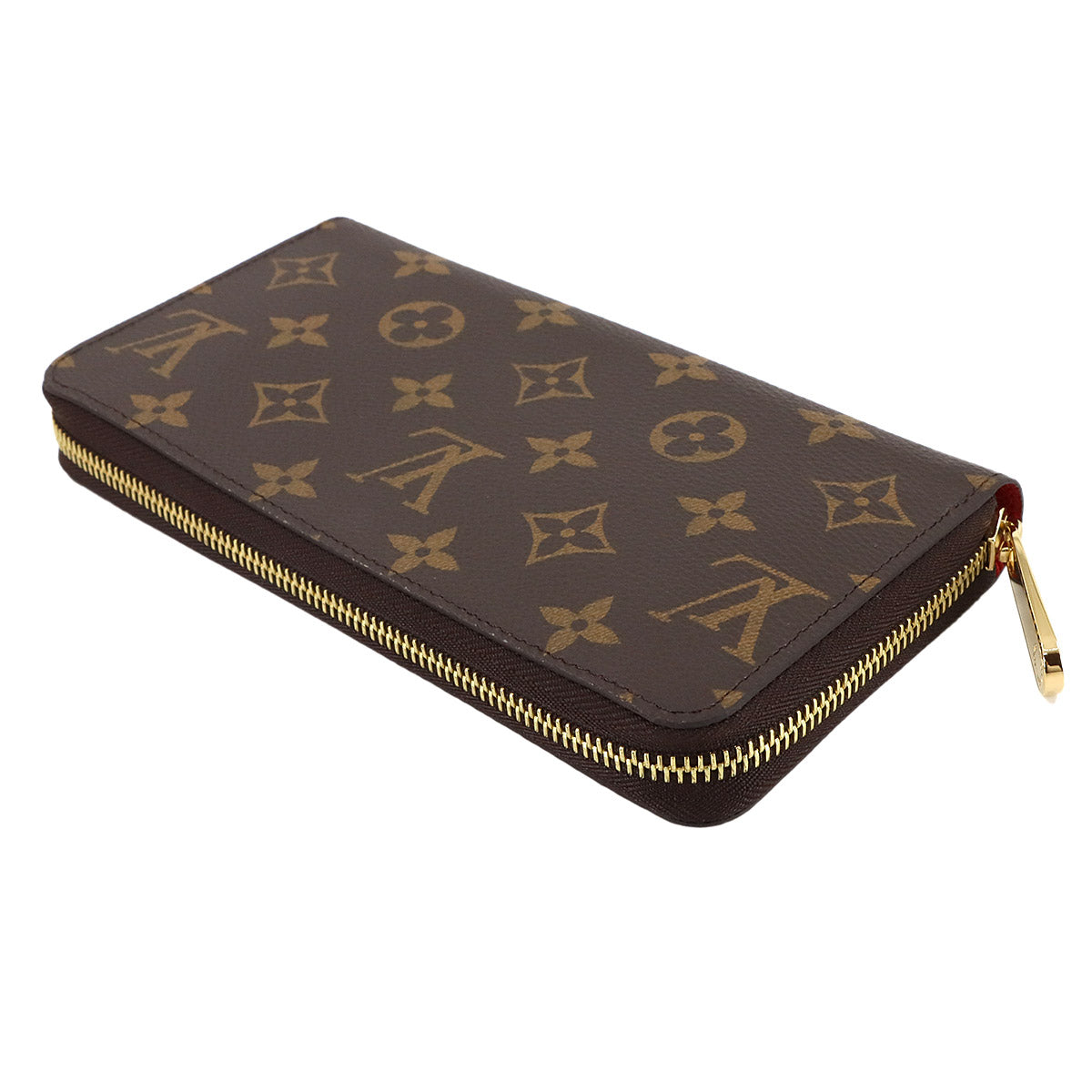 Monogram Zippy Wallet Brown Coquelicott M41896 Purse
