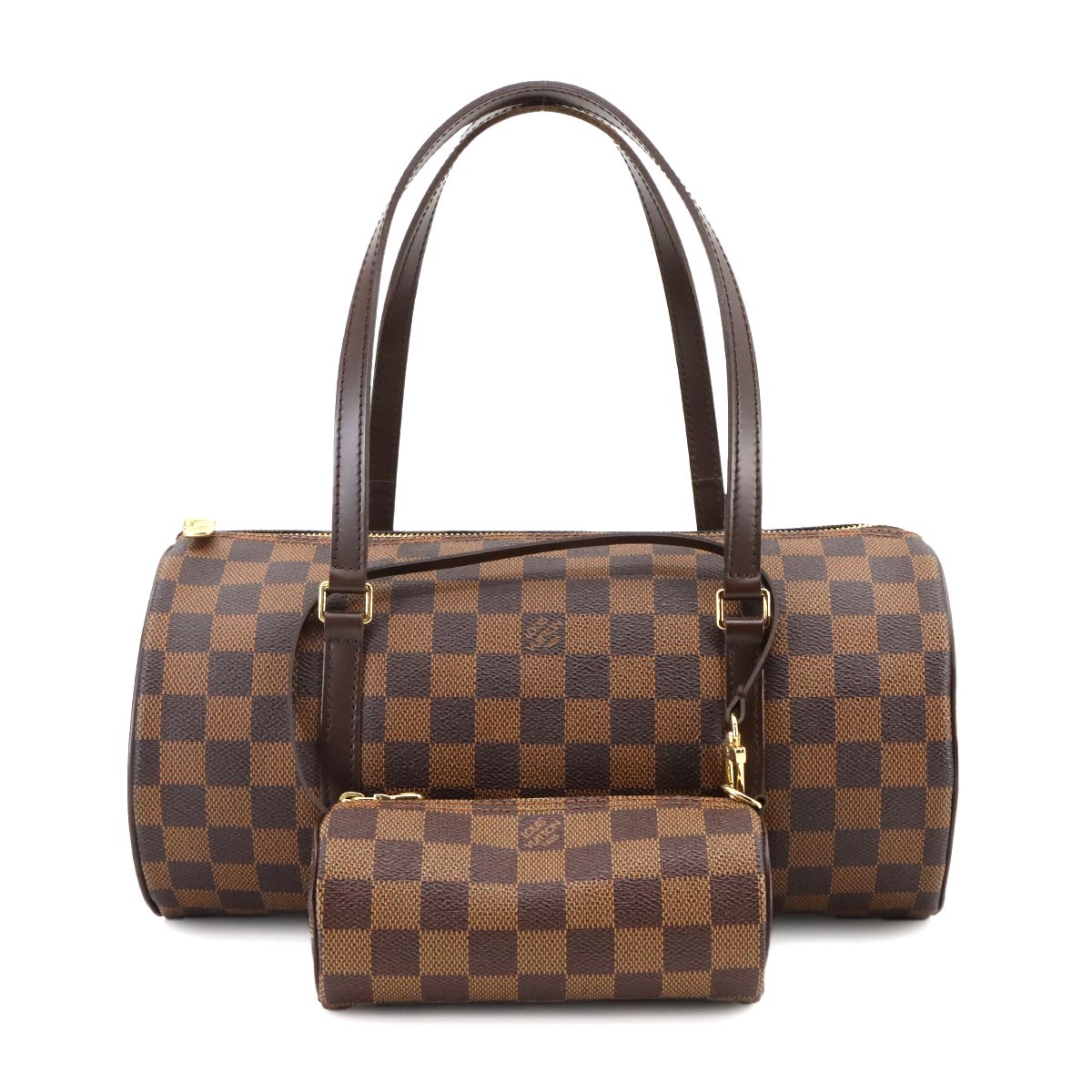 Damier Papillon 30 Hand Bag Ebene N51303 Pouch Purse