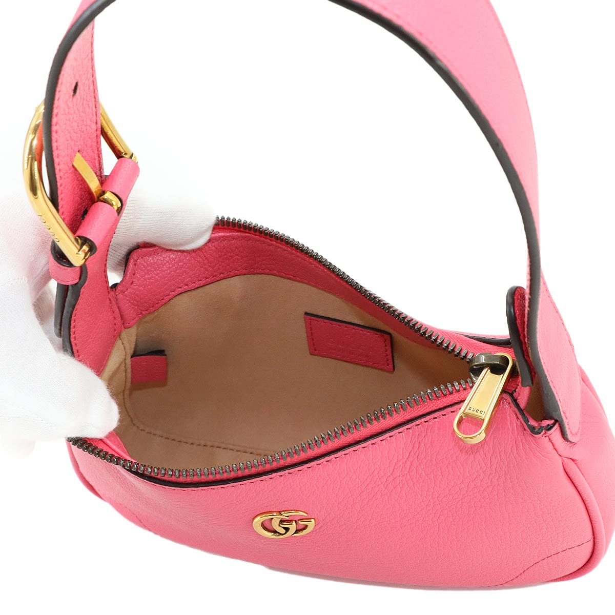 GG Marmont Aphrodite Mini Hand Bag Leather Pink 739076