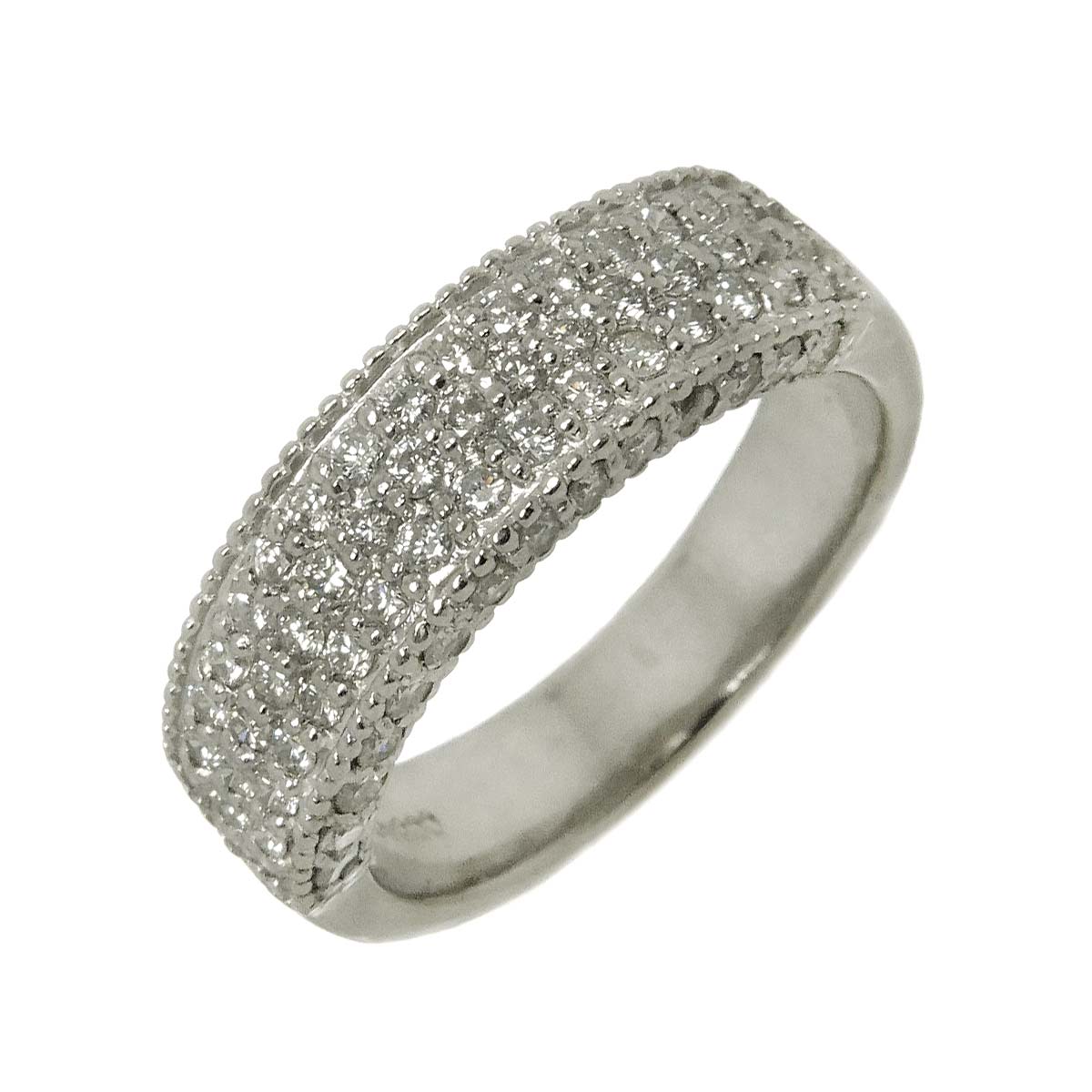 Diamond 0.88ct Ring Pt Platinum size6(US)