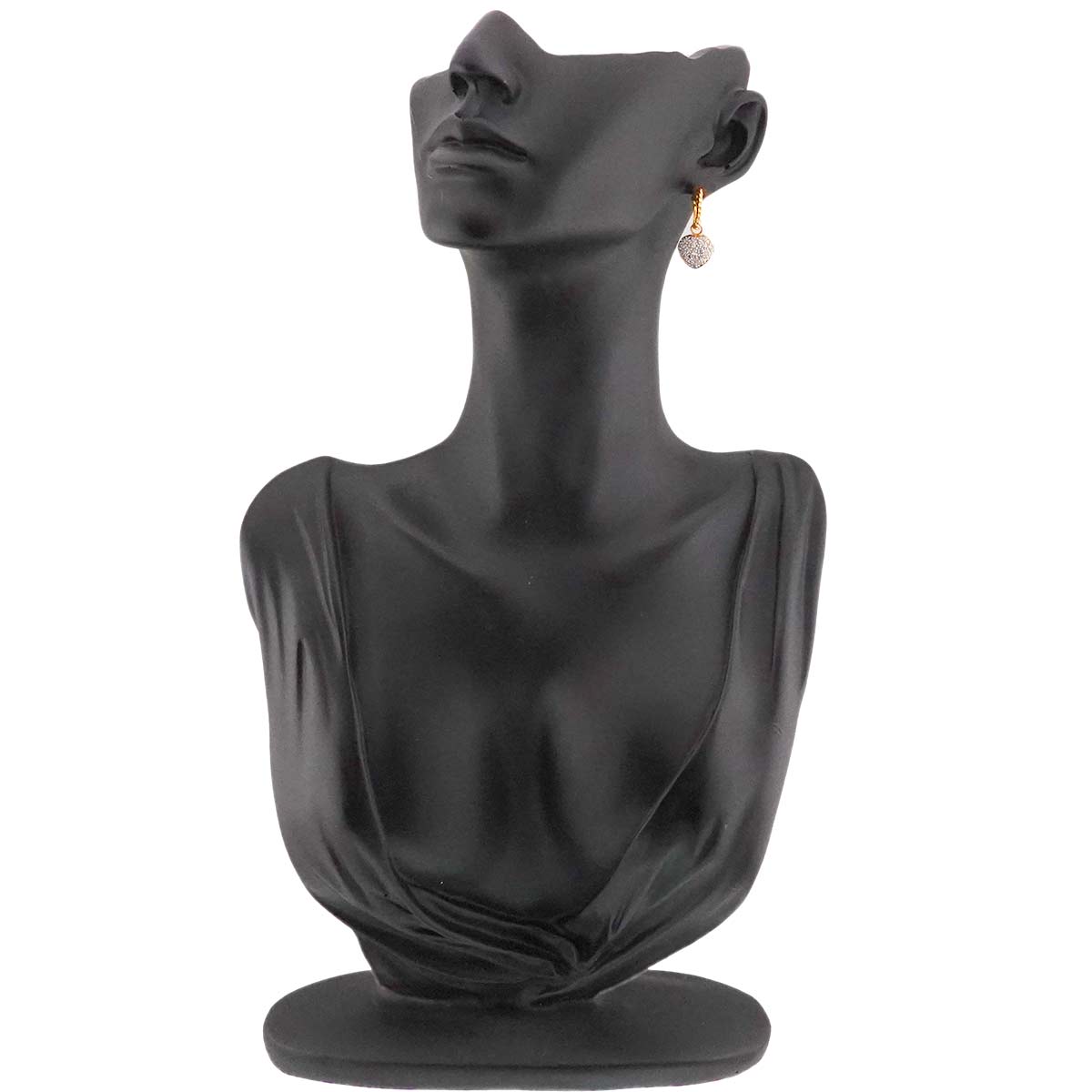 Diamond Earrings Pierced 18K YG Yellow Gold 750